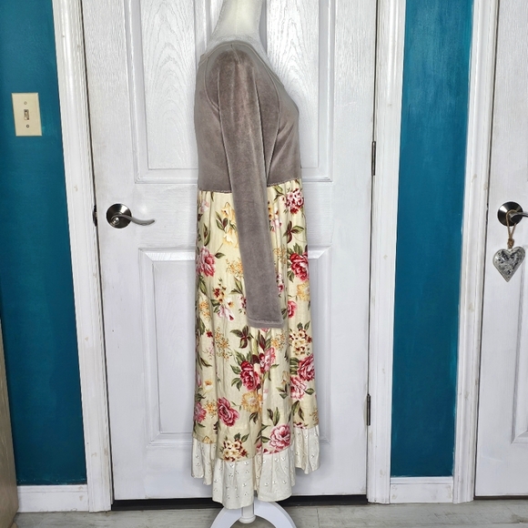 Handmade Upcycled CottageCore Dress Small-Medium - Picture 6 of 15